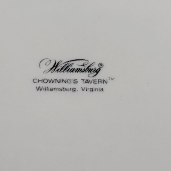 Vintage Homer Laughlin Chownings Tavern Dinner Plate Peacock Restaurant Ware USA - Picture 9 of 12